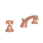 LAVABO CHAMBORD 3 TROUS CHROME/OR ROSE BROSSE  +Vidage PVD
