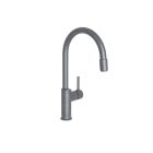 evier cucina bec haut aerateur amovible métal brossé