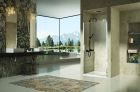 colonne de douche triverde thermostatique complete chrome noir