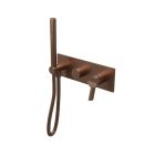 FACADE MITIGEUR BAIN DOUCHE 2 SORTIES PIEGA INOX