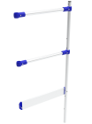 Garde-corps frontal 1 poteau