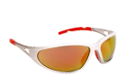 Lunettes FREELUX, Argent mat, rouge mirroir CAT3