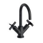 LAVABO CROSS ROAD MELANGEUR MONOTROU + Vidage CHROME NOIR BROSSE