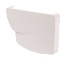 FOND NAISSANCE DROIT A COLLER POUR TYPE PROFILE LG38 BLANC  - FDC38B