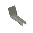Couvre-joint de tête pour couvre-joint de développé 120mm Longueur 180mm épaisseur 0.65mm - zinc RHEINZINK prePATINA ardoise
