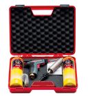 Chalumeau professionnel 'Vulcane Express' lance pour brasage tube cuivre Ø 22 mm + lance air chaud réf. 4750 + 2 cartouches de gaz MAP//ProTM + piezo de rechange