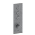 FACADE THERMO UP VERTICALE THERMOSTATIQUE 3 SORTIES TRIVERDE INOX