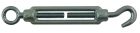 Tendeur à cage standard acier zingué - 1 œil / 1 crochet x 2 Largeur 6 mm