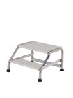 Marchepied aluminium simple MODUL 2 marches - haut. 2,40m - Modul aluminium