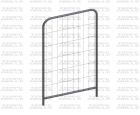 PORTILLON ARRONDI POUR CLOTURES DE CHANTIER