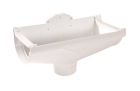 NAISSANCE CENTRALE DIAMETRE 80 POUR PROFILE GOUTTIERE TYPE 29 BLANC - NAD29B