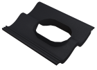 TUILE A DOUILLE TRADIPANNE UNIVERSELLE DUROVENT D110MM A D150MM NOIR