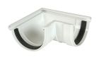 ANGLE DE GOUTTIERE EXTERIEUR A JOINT POUR PROFILE LG25 BLANC - AE25B