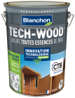 Lasure TECH-WOOD® chêne moyen - seau métal de 5L - LASURE TECHWOOD® 5L CH MOYEN