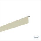 Couvercle Interieur Alu mâle 50x15 en 3ml Ambre Clair