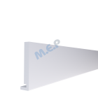 Jumbo '20' Planche de rive en PVC cellulaire hauteur 150 mm x 5 mlép 20 mm - Jumbo '20' Planche de rive en PVC cellulaire hauteur 150 mm x 5 mlép 20 mm couleur BLANC