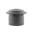 Chapeau de ventilation avec moustiquaire Ø125 ardoise - CHAP. VENTILATION D125ARDOISE