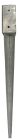 SUPPORT POTEAU A ENFONCER 71X71          ACIER GALVANISE LONG TOTALE 750MM