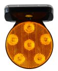 FLASH SOLAIRE MAGNETIQUE 6 LEDS (LAMPE CLIGNOTANTE)