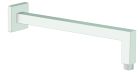 bras de douche carre 35 cm blanc