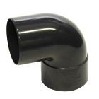 Coude de descente 87° Ø80 mâle/femelle graphite - COUDE 87° MF 25 GRAPHITE 20p