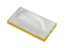 TALOCHE MONOBLOC MOUSSE PU JAUNE - 14X25CM