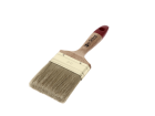 Brosse queue de morue à vernir soies/synthétique manche verni - 80mm