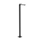 Mitigeur lavabo monocolonne avec vidage Up&Down CHROMÉ NOIR BROSSÉ