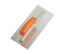 PLATOIR M. PLASTIQUE LAME INOX BISEAUTEE - 28X12CM - EP.0,6