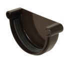 FOND DE GOUTTIERE A JOINT POUR PROFILE LG25  MARRON   - UFGJ25M