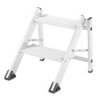 Marchepied aluminium pliant CONFORT PLIANT 2 marches - haut. 2,48m - Confort pliant
