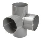 CULOTTE EQUERRE FEMELLE/FEMELLE 87°30 DIAMETRE 110 - AV188