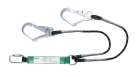 Longe double à absorbeur corde tressée FAGUS 1,8 m