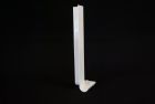 Angle INT 90° haut 25 cm ( Bullnose B22) - Angle INT 90° haut 25 cm ( Bullnose B22) pour Planche Bullnose couleur BLANC