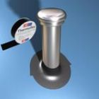 Thermo-flex - rlx de 10,0m x 75mm x 1,5mm - noir
