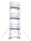 Échafaudage roulant en aluminium TOTEM 2 BOX 180 - hauteur de travail 7,85m - Totem box 180