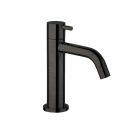 robinet lave mains eau froide chromé noir brossé