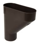 JAMBONNEAU POUR TUBE EAU PLUVIALE TD80 MARRON     - JAM80M