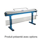 Baguetteuse 2m alu manuelle sur pieds avec baguette Ø 13mm