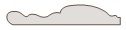 Cimaise brut classique MDF - Long. 2440 mm x larg. 28 mm x ep. 9 mm