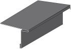 Bande d'égout non ventilée NAJAZINC avec patte de fixation lg. 200cm
