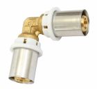 /5710-16 - Coude égal à sertir pour tube Multicouche Ø16 - Permet de raccorder un tube Multicouche de diamètre Ø16