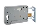 BOITIER SERRURE APPLIQUE DE GARAGE POUR CYLINDRE PROFILE REVERSIBLE