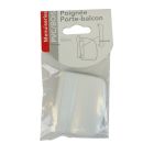 Poignée porte-balcon PVC blanc RAL9016