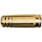Cheville laiton MS 8 x 28 pour vis à pas métriques - diam. 8 mm x long. 28 mm - Boite de 50 - MS 8 x 28 pour vis à pas métriques - diam. 8 mm x long. 28 mm - Boite de 50