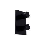 FACADE DOUCHE 2 SORTIES THERMOSTATIQUE BLACKMAT