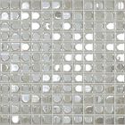Mosaïque en verre recyclé - AURA WHITE 25X25MM