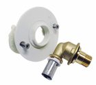 Fixoplac pour installer un robinet de wc sur plaque de platre alvéolaire, raccord coudé Male 12/17, pour PER 12, à sertir