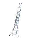 Échelle aluminium coulissante 2 plans à corde PLATINIUM 500 AGRIP 2x11 échelons - haut. 5,88m - Platinium 500 coulisse à corde 3 plans