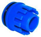 Bague de serrage bleue D19